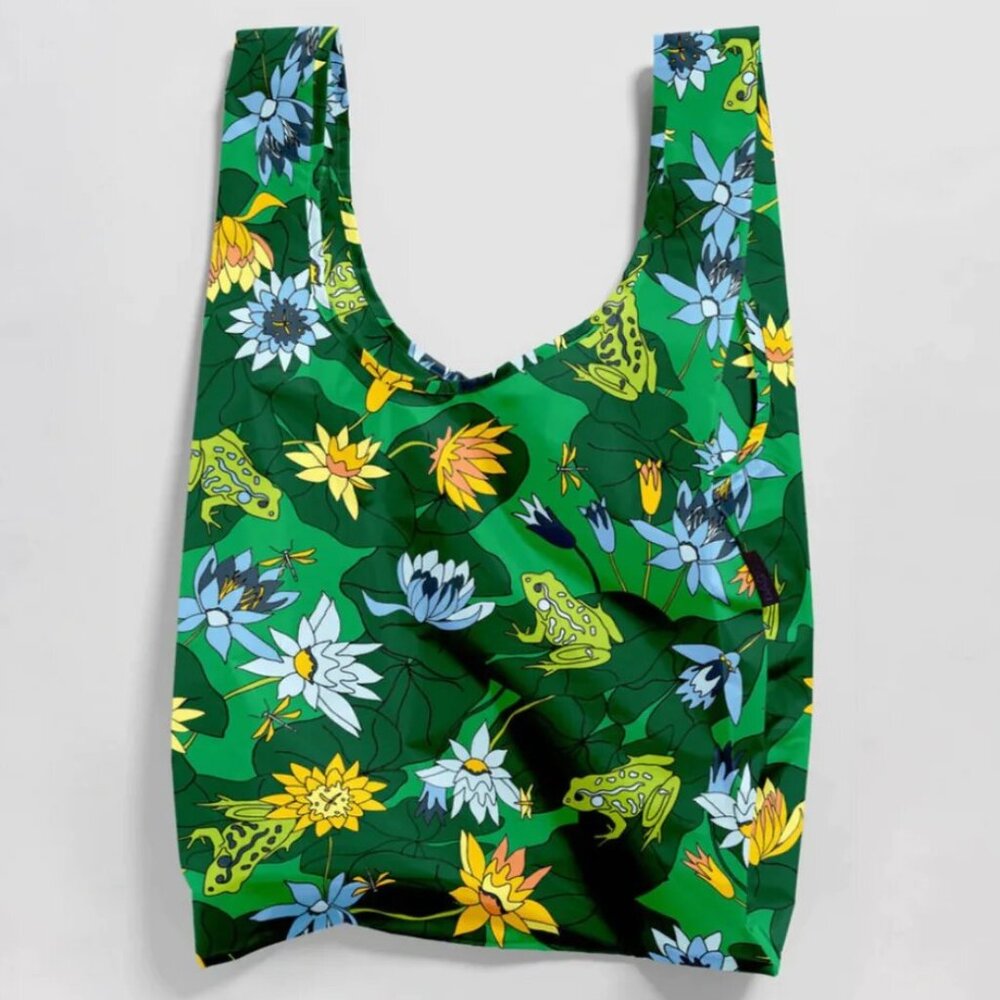 NWT Standard Baggu - Lotus Frog